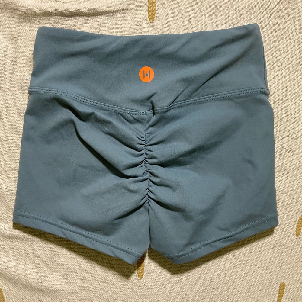 Teal Hot Yoga Shorts